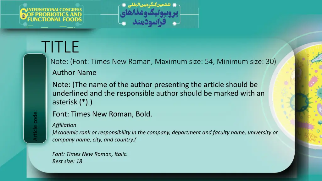 title note font times new roman maximum size