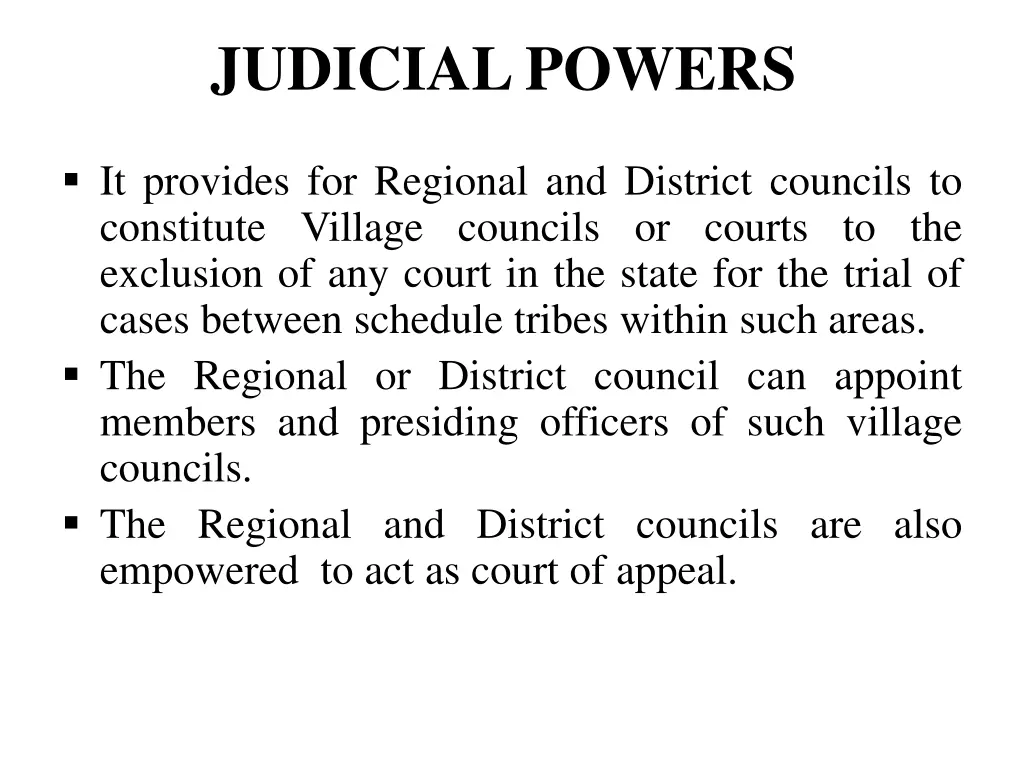 judicial powers