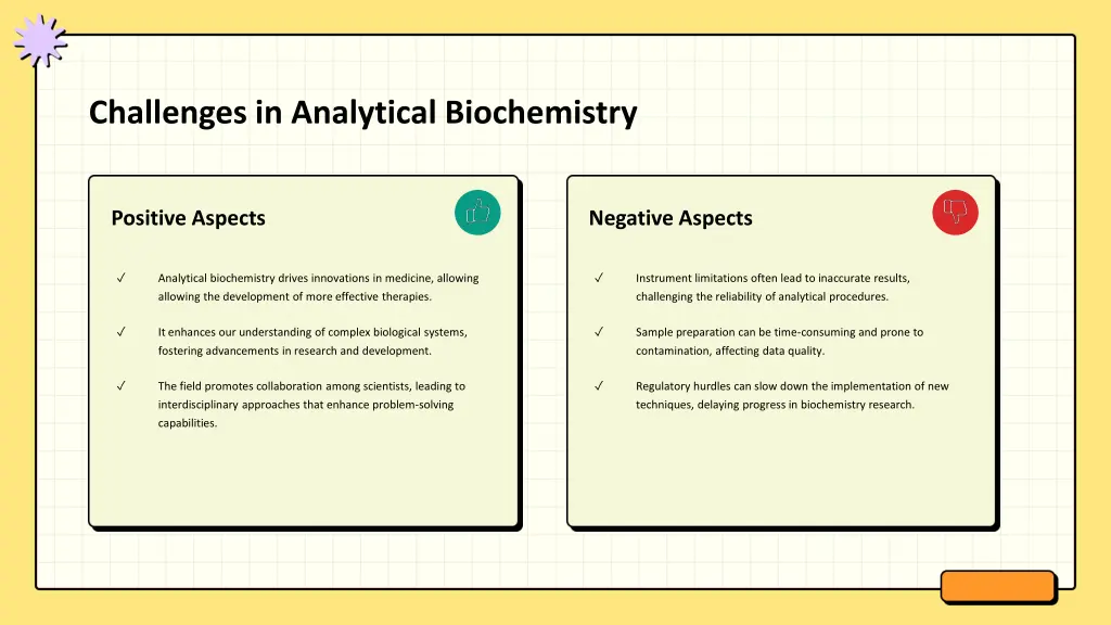 challenges in analytical biochemistry