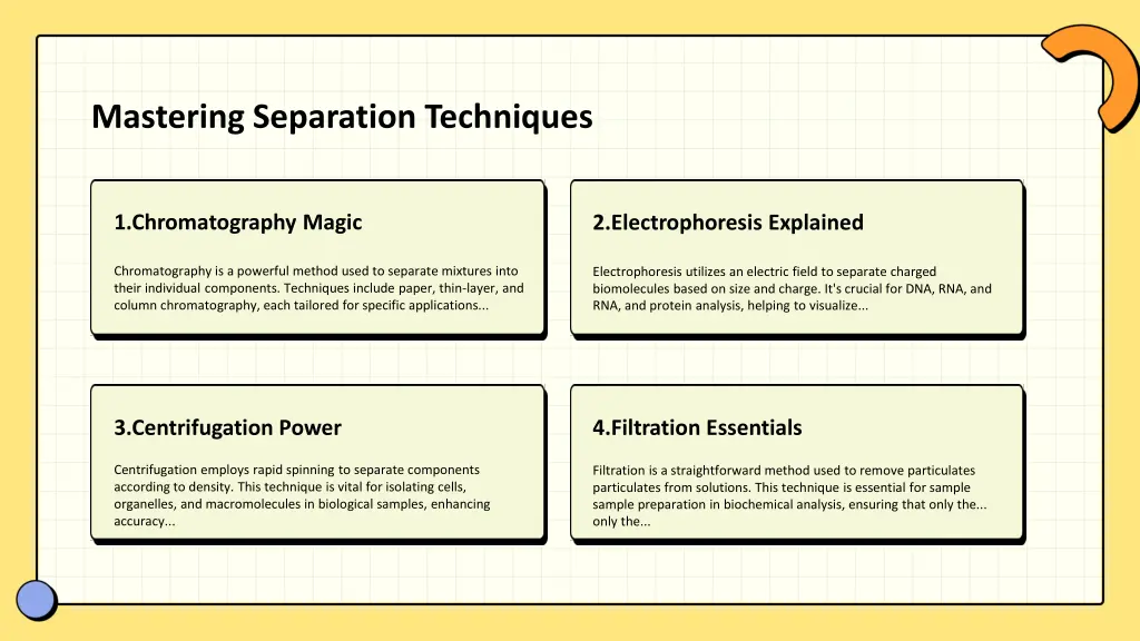 mastering separation techniques