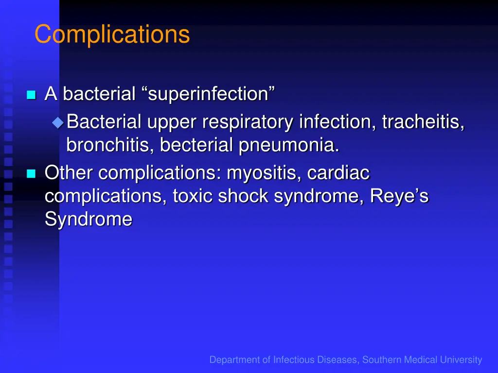 complications