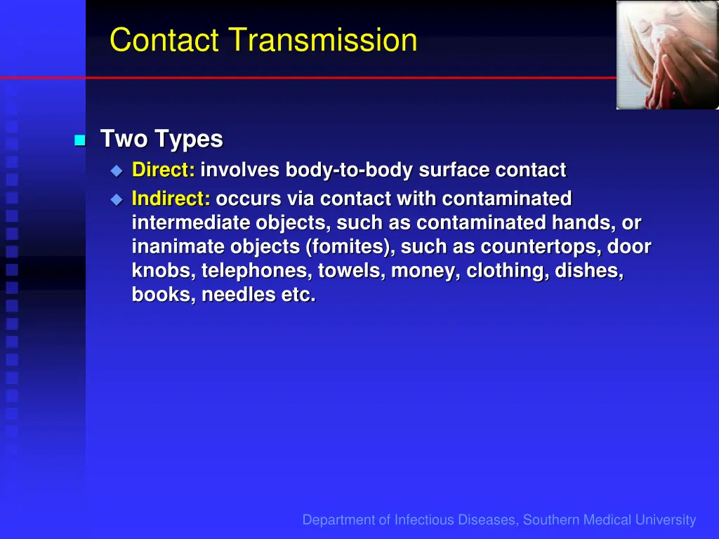 contact transmission