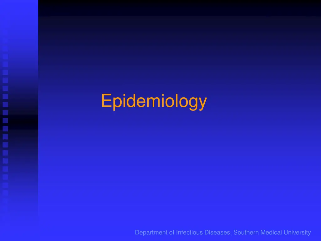 epidemiology 1