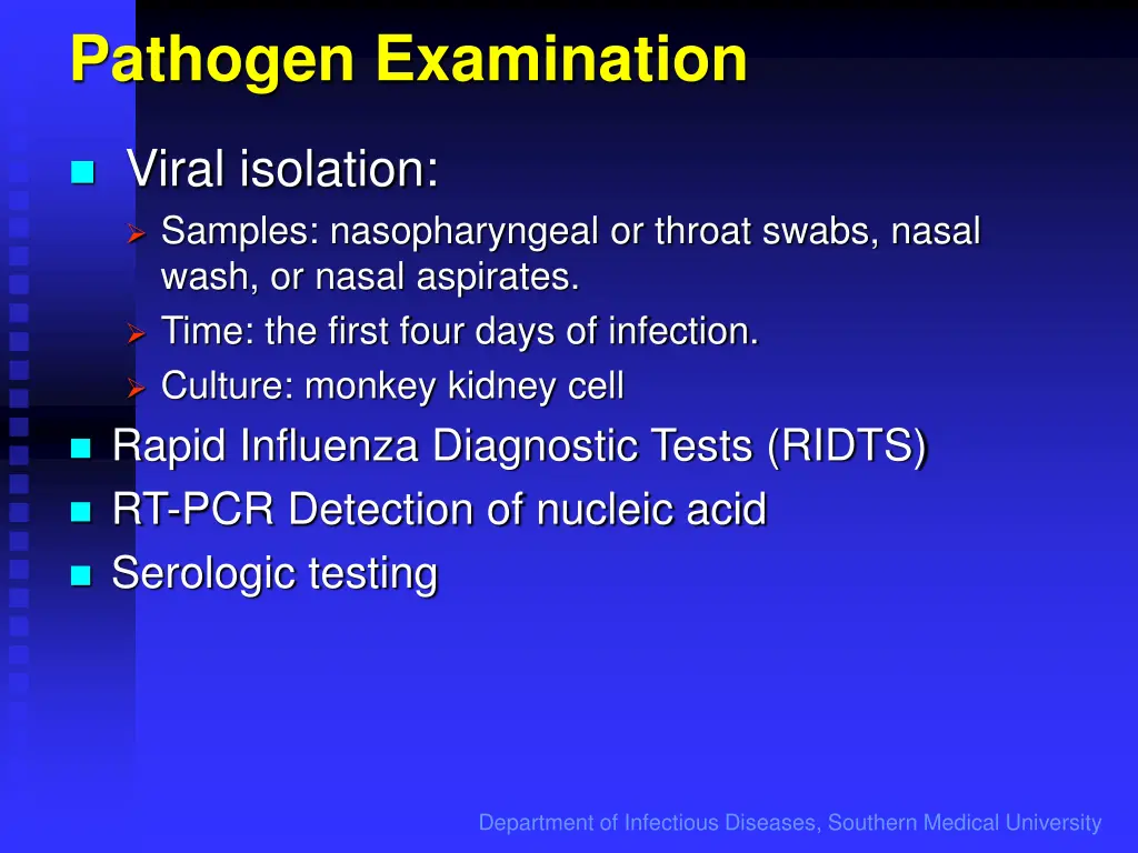 pathogen examination