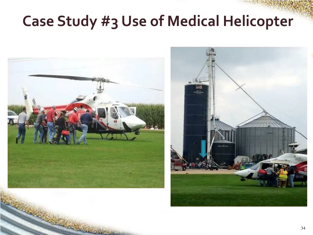 case study 3 use of medical helicopter