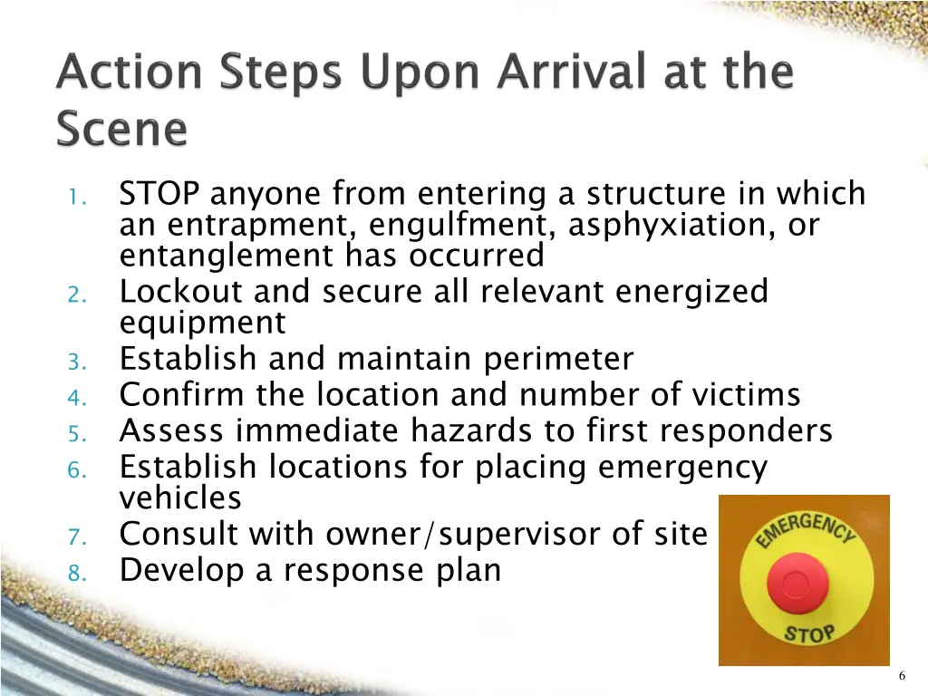 stop anyone from entering a structure in which