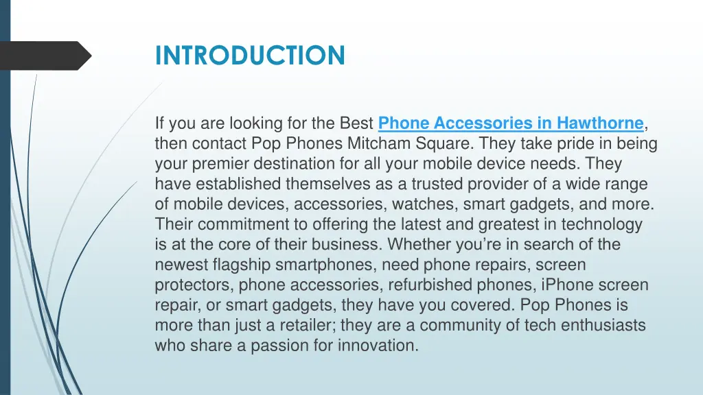 introduction
