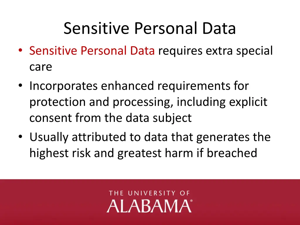sensitive personal data sensitive personal data