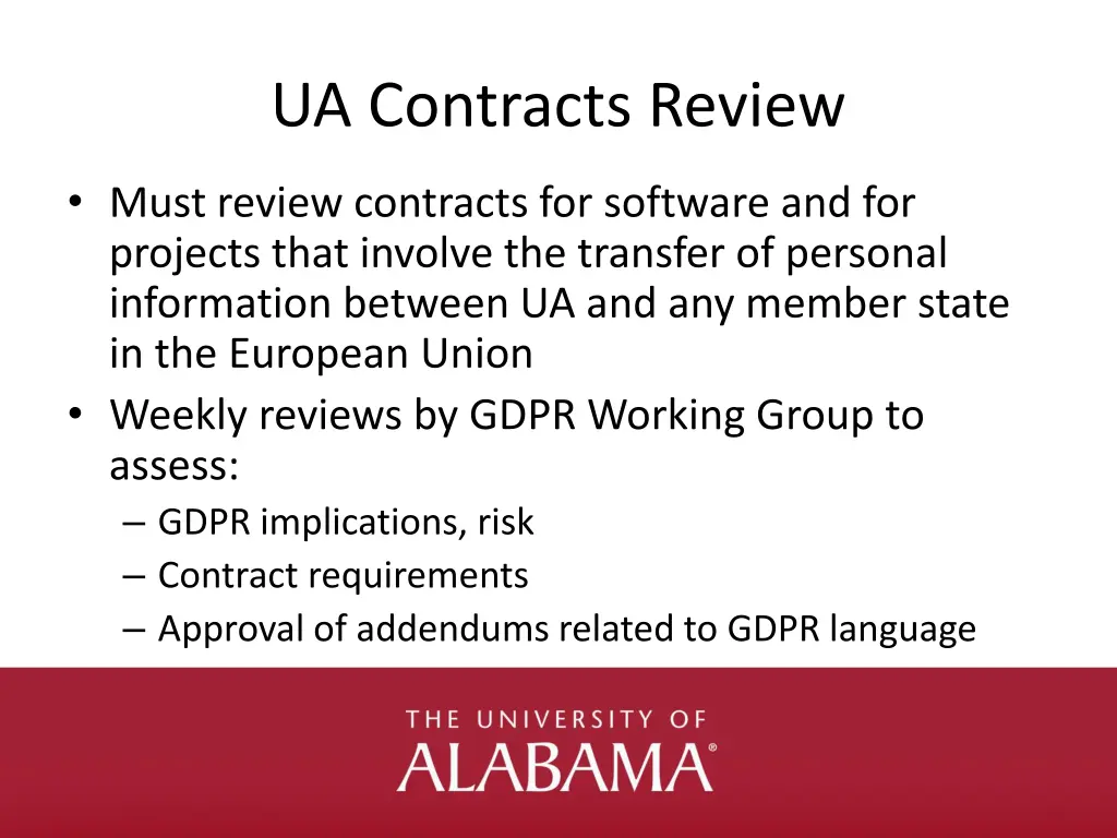 ua contracts review