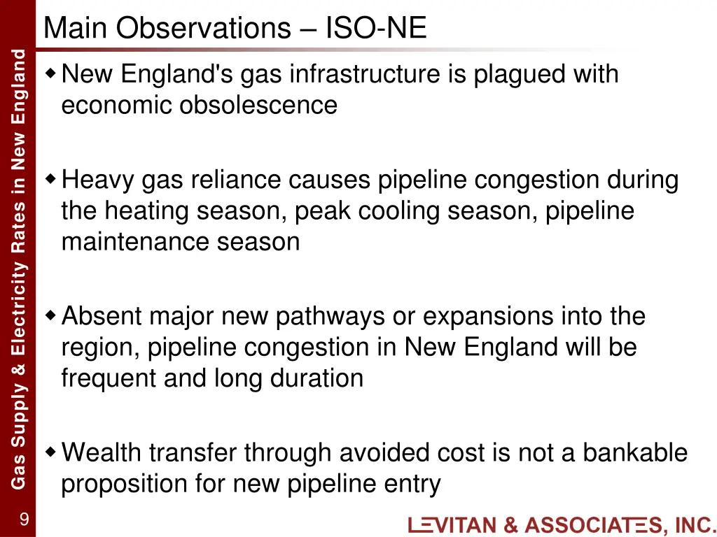 main observations iso ne