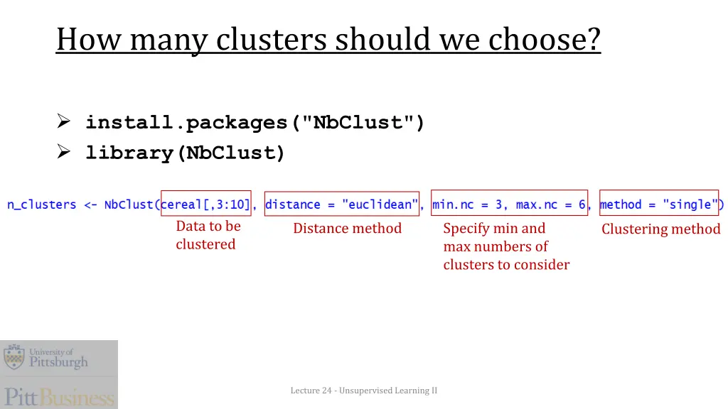 how many clusters should we choose