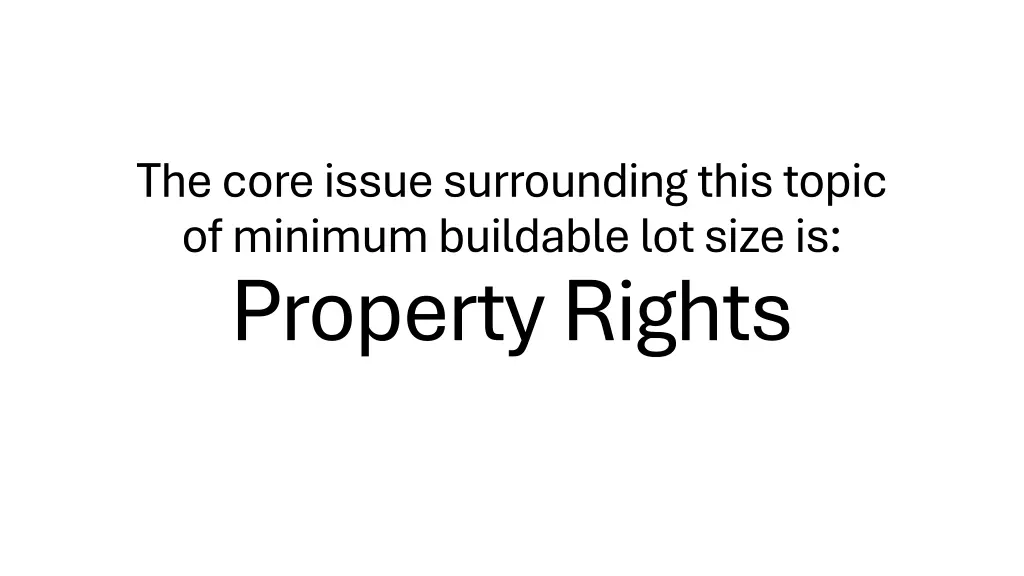 the core issue surrounding this topic of minimum