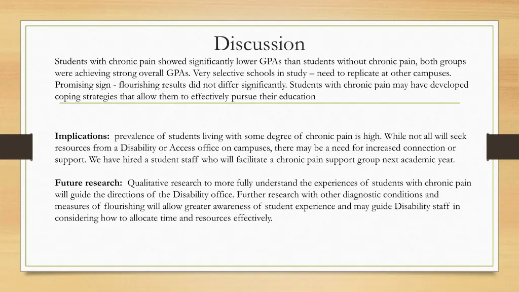 discussion