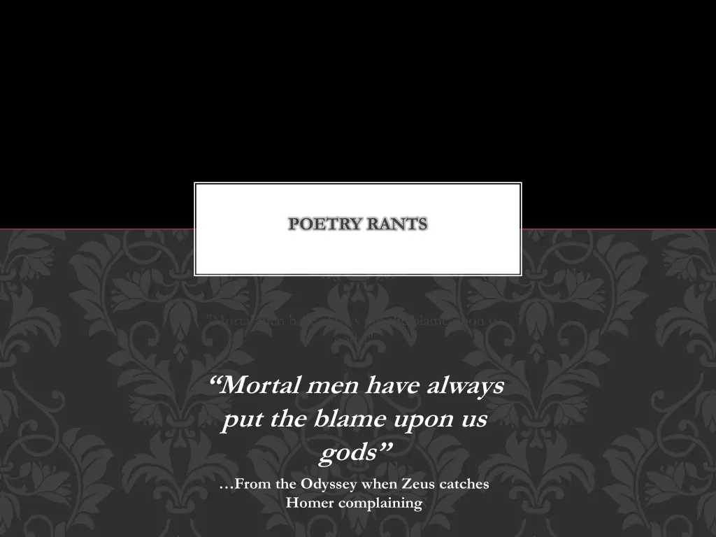 poetry rants