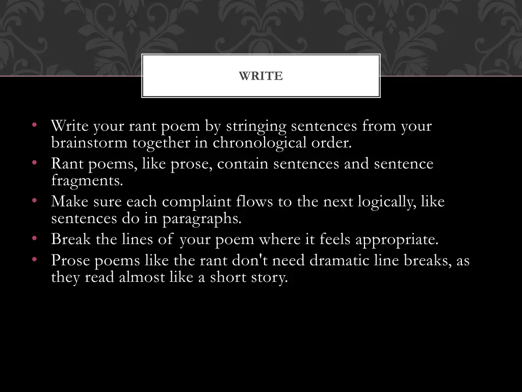 write