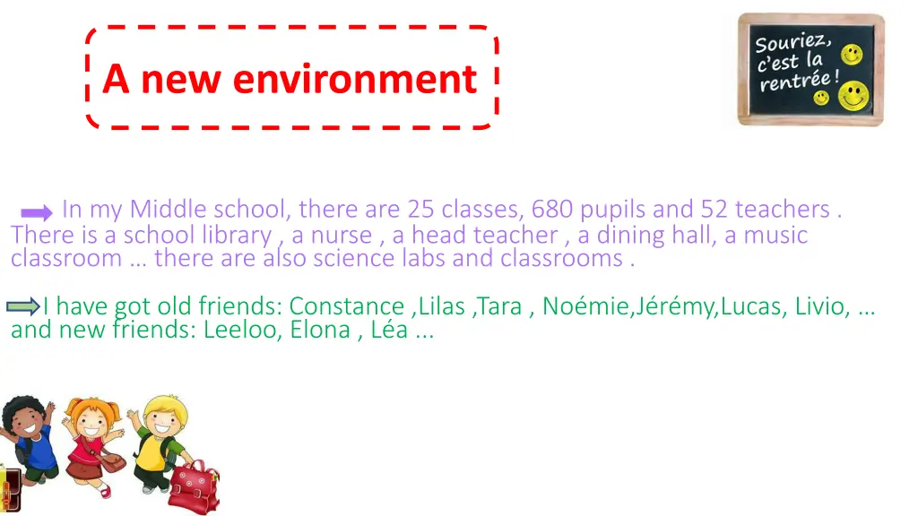 a new environment