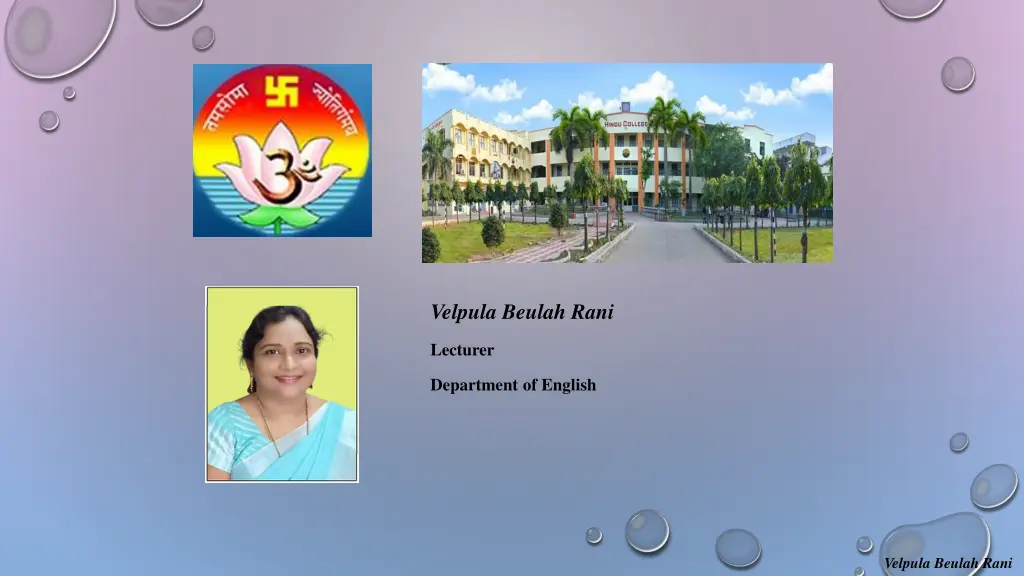 velpula beulah rani
