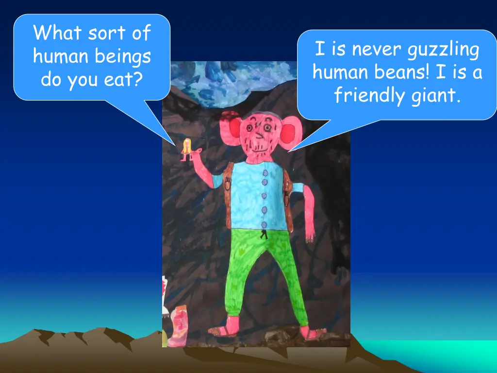 what sort of human beings do you eat