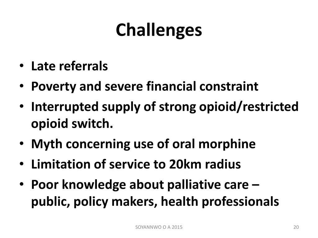 challenges