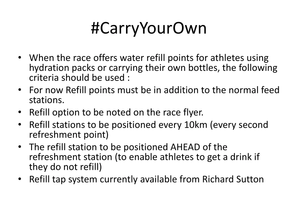 carryyourown