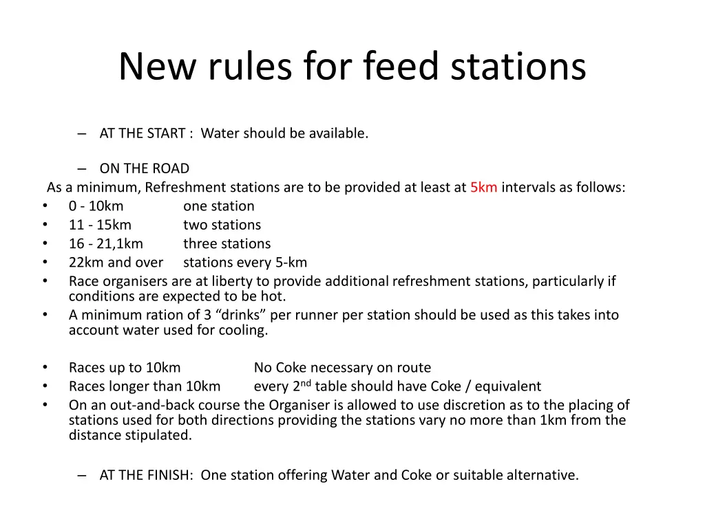 new rules for feed stations