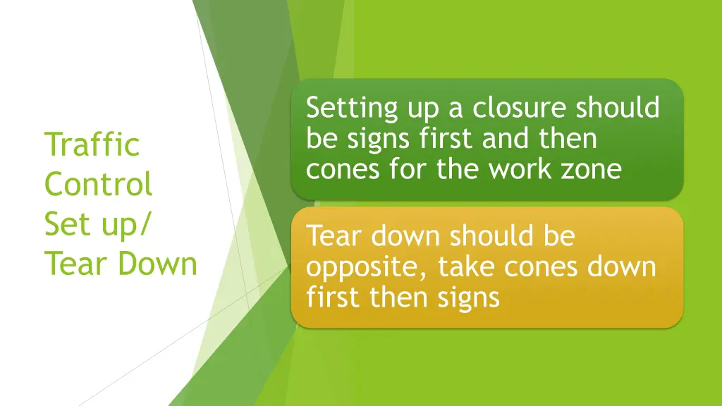 setting up a closure should be signs first