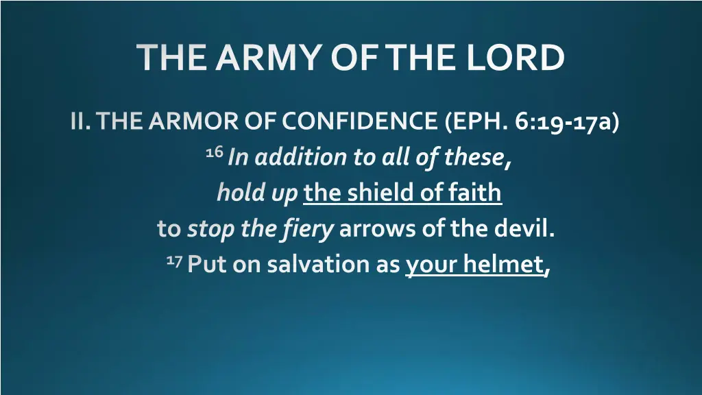 the army of the lord 6