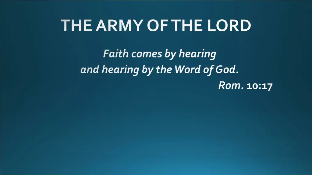 the army of the lord 8