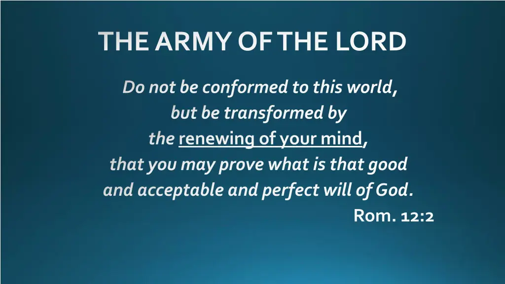 the army of the lord 9