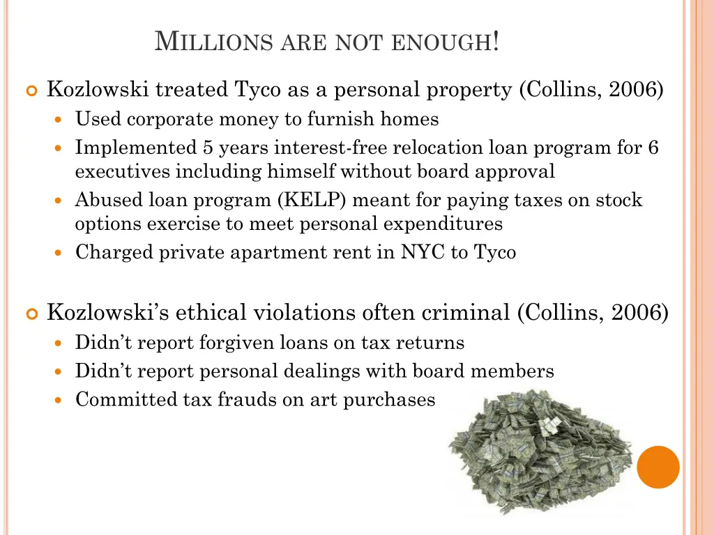 m illions are not enough