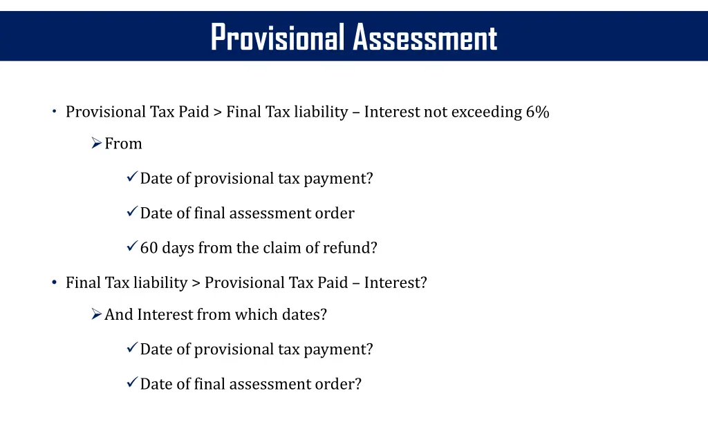 provisional assessment 1