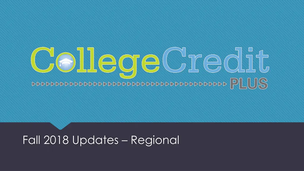 fall 2018 updates regional