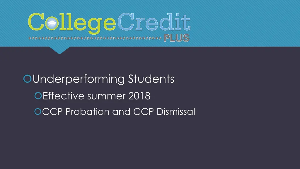 underperforming students effective summer 2018