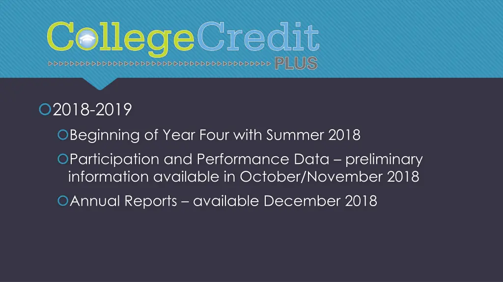 2018 2019 beginning of year four with summer 2018