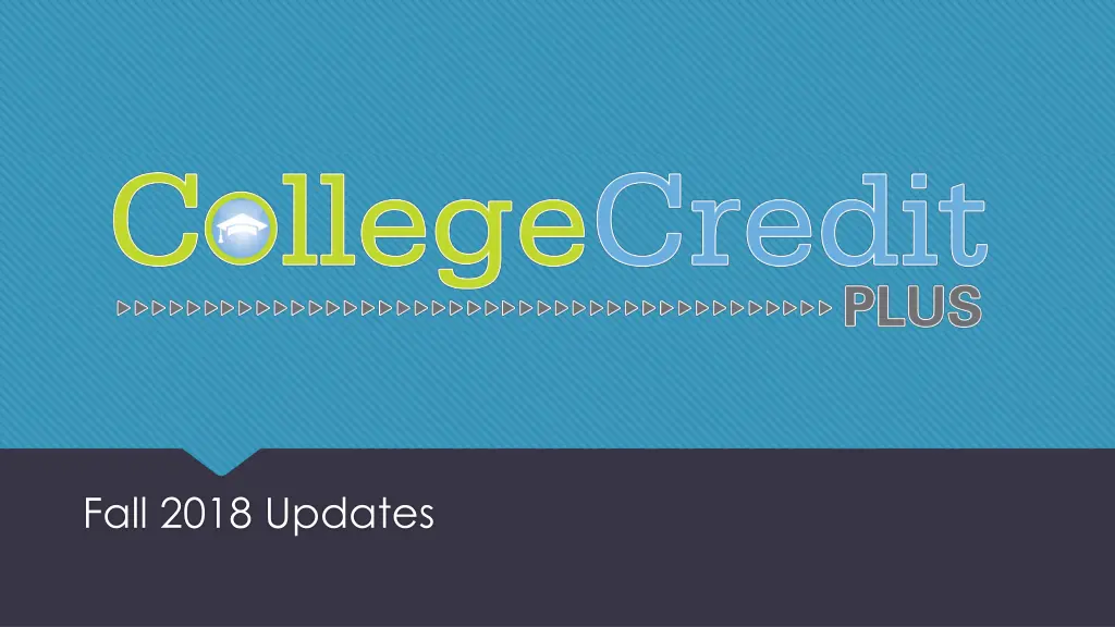 fall 2018 updates