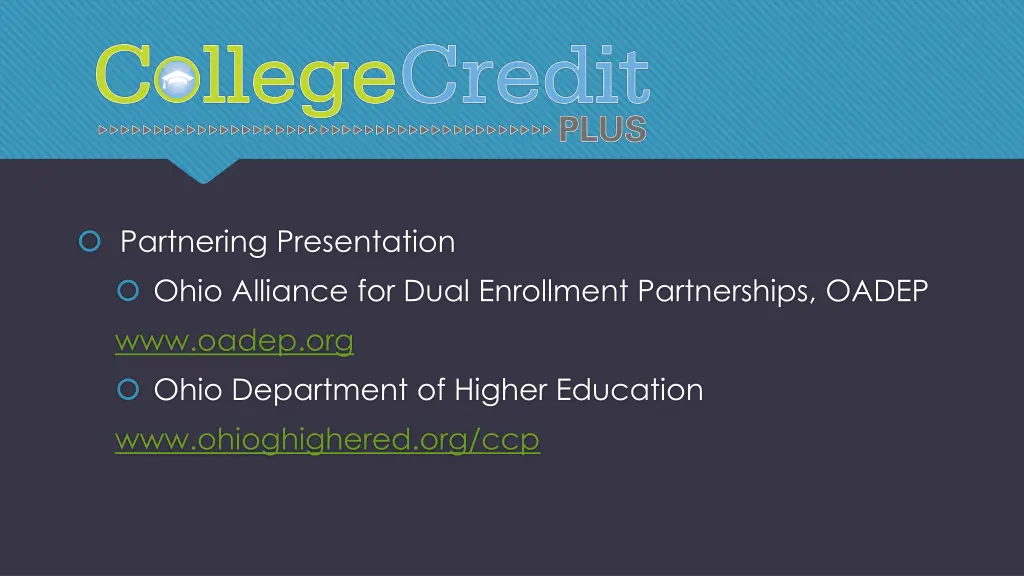 partnering presentation ohio alliance for dual