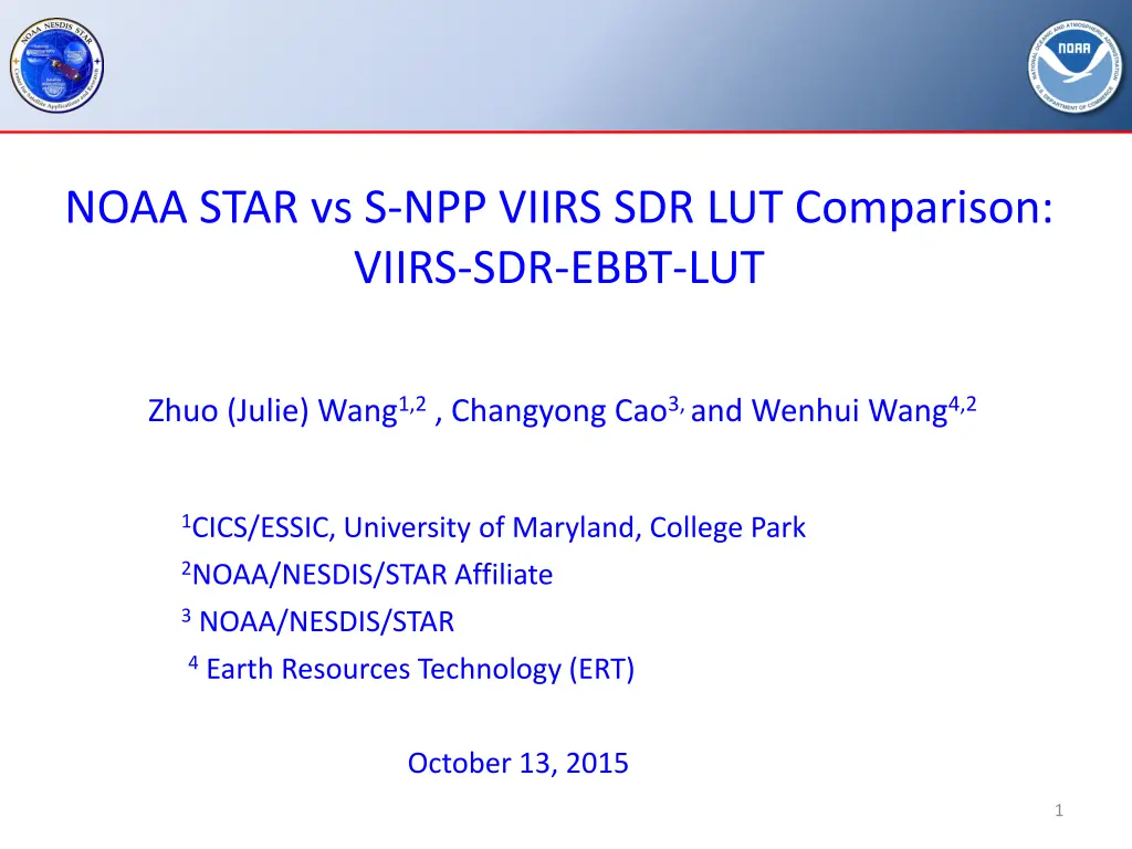 noaa star vs s npp viirs sdr lut comparison viirs