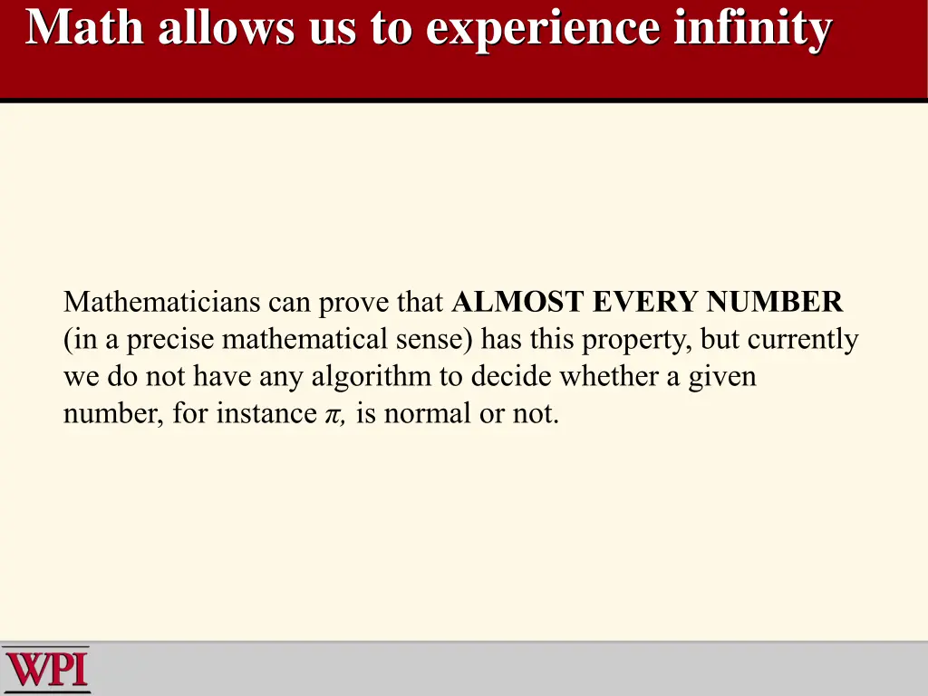 math allows us to experience infinity 5