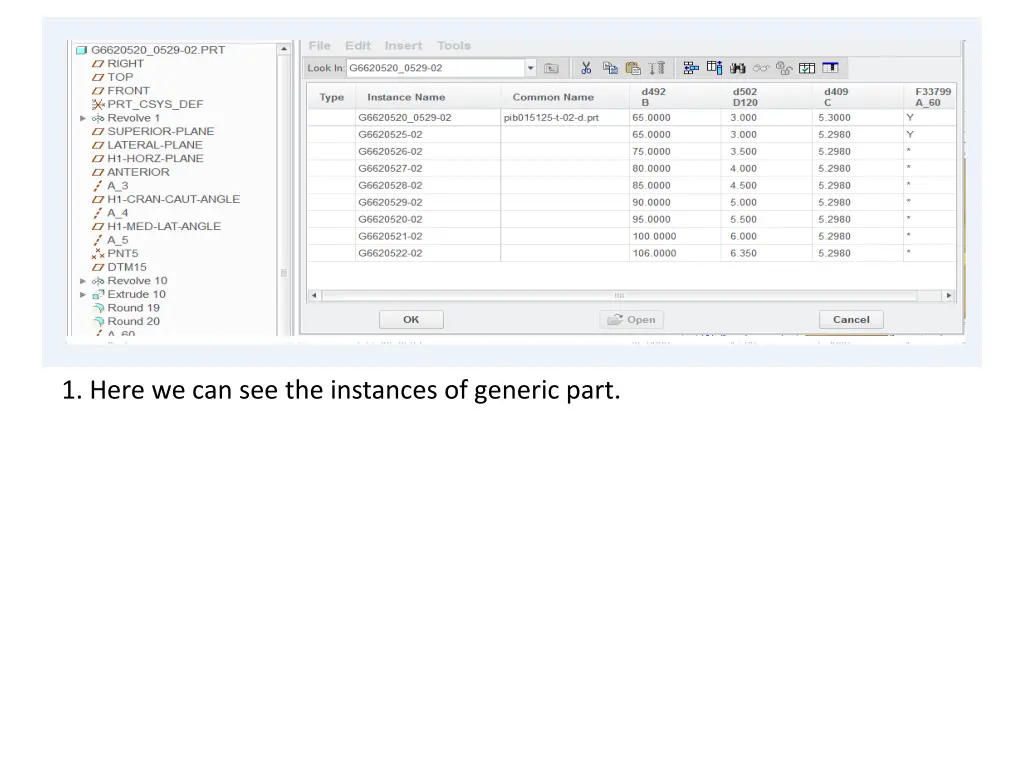1 here we can see the instances of generic part