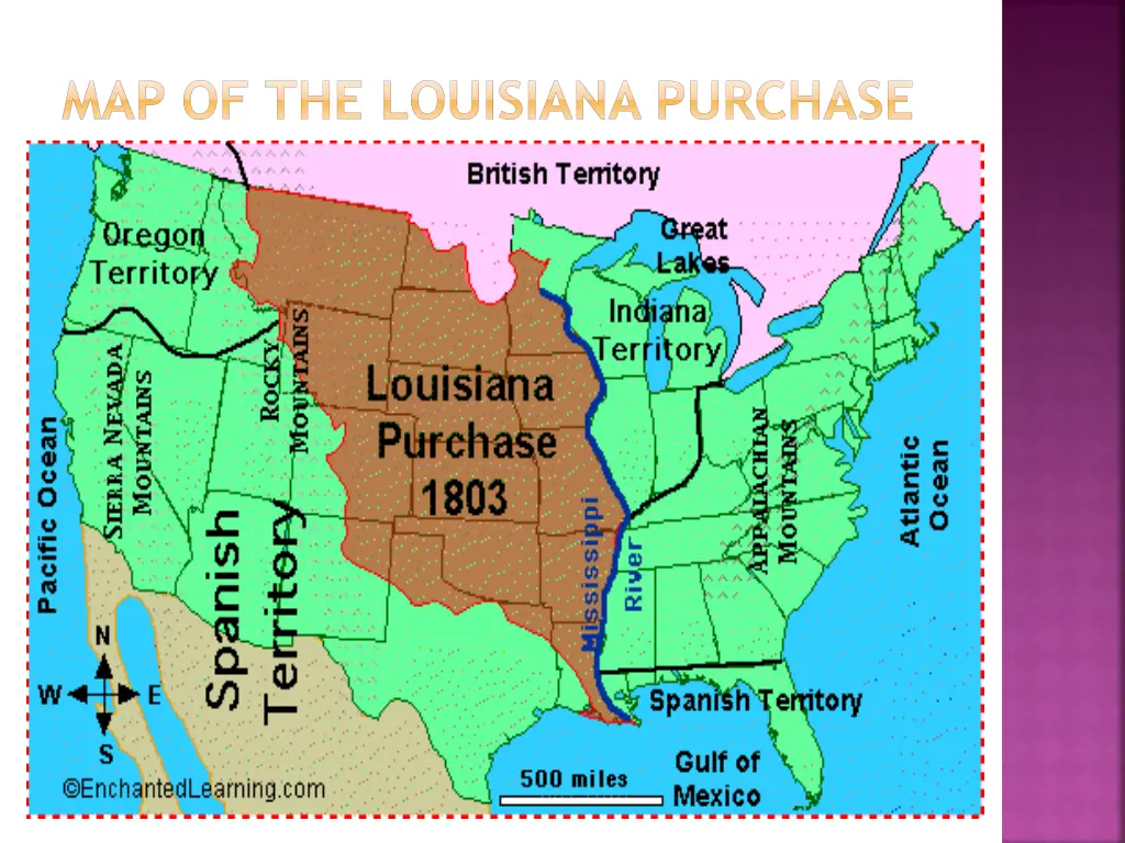 map of the louisiana purchase