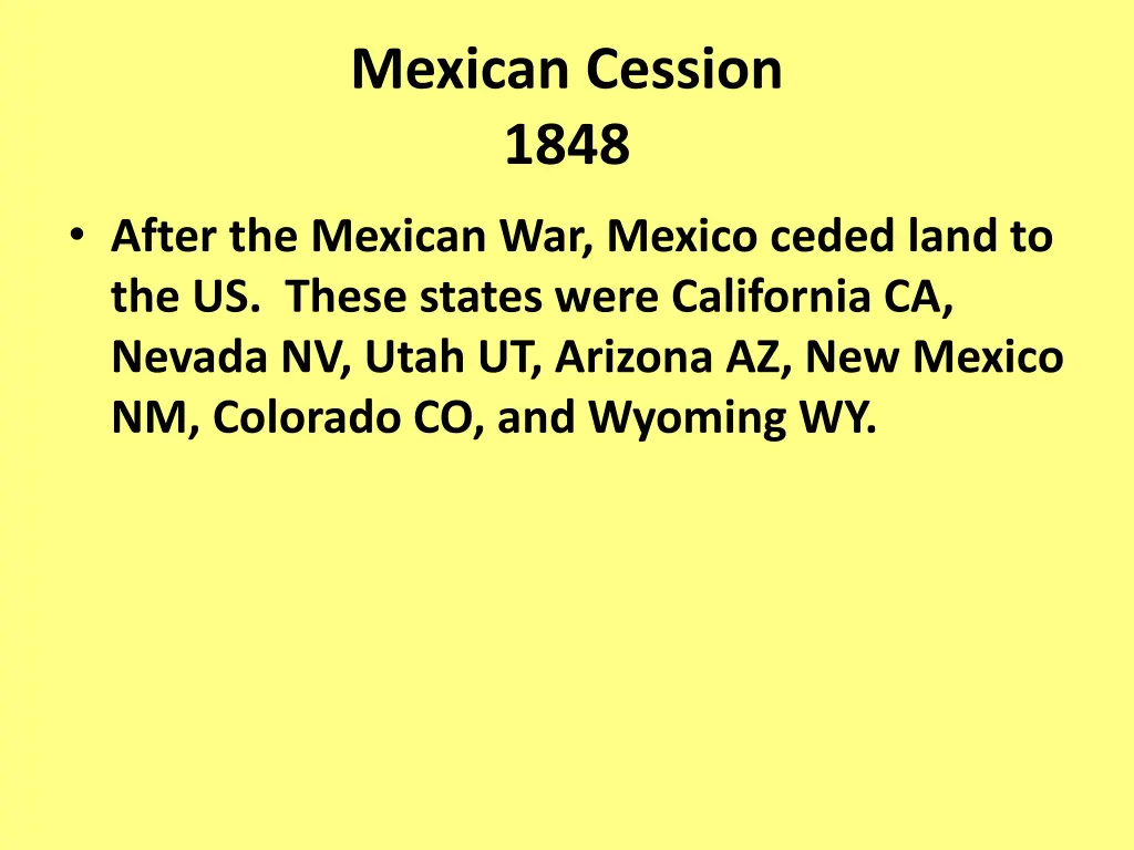mexican cession 1848 1
