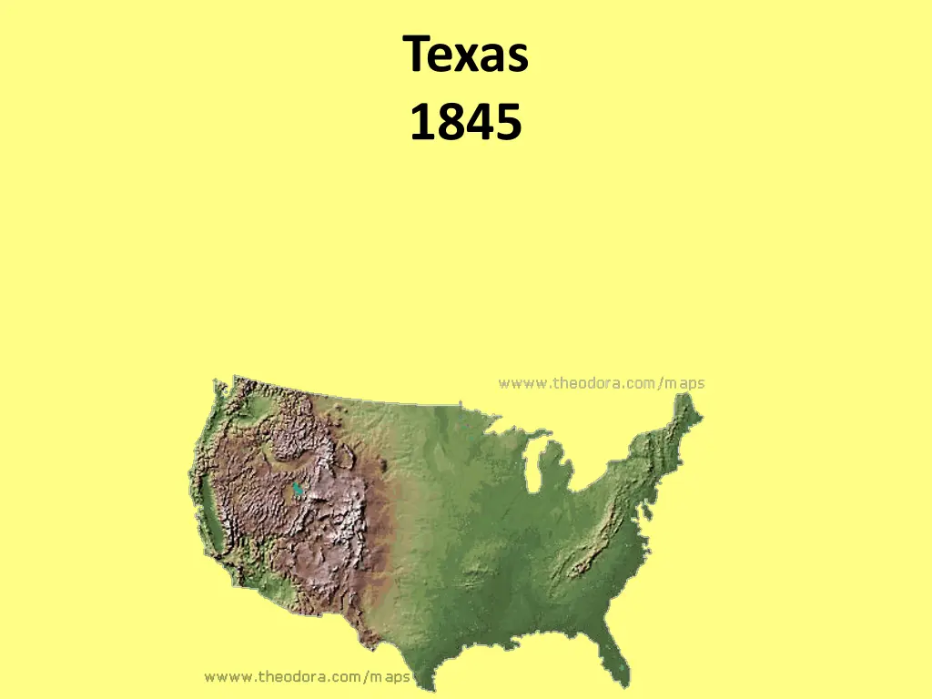 texas 1845