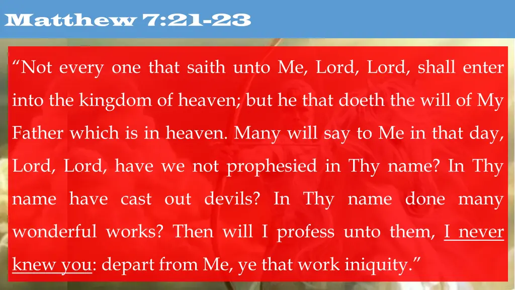 matthew 7 21 23