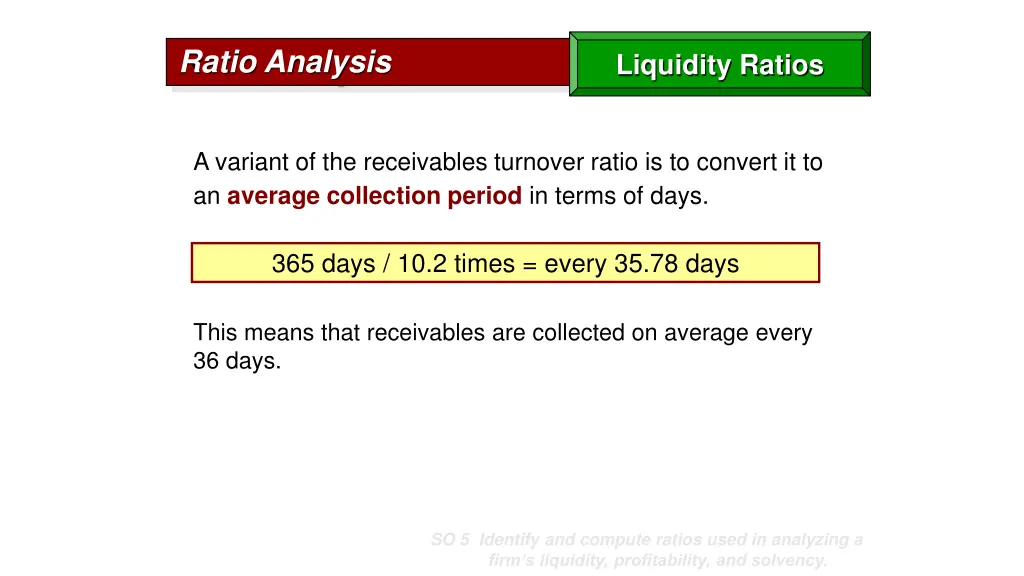 ratio analysis 3