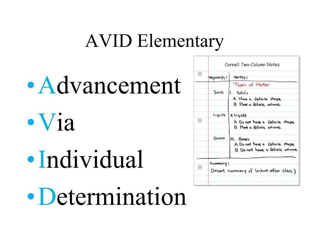 avid elementary