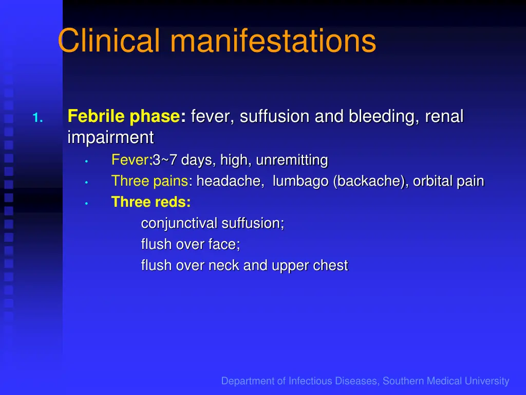 clinical manifestations 1