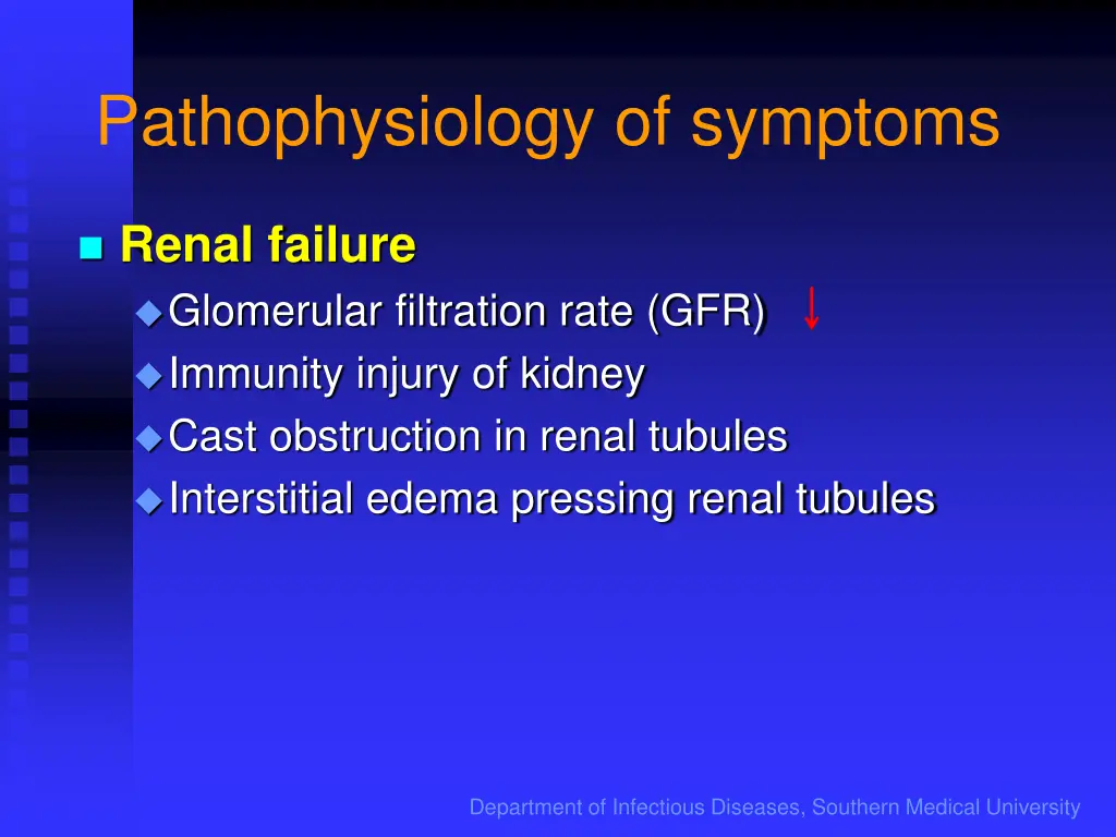 pathophysiology of symptoms 2