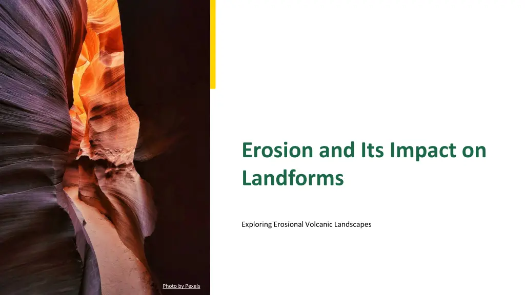 erosion and its impact on landforms