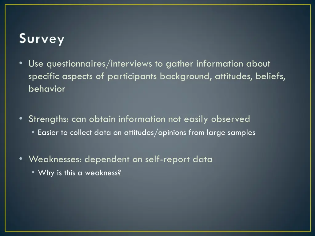 survey