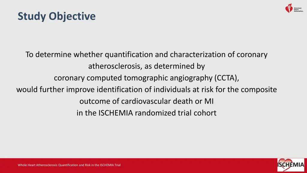 study objective